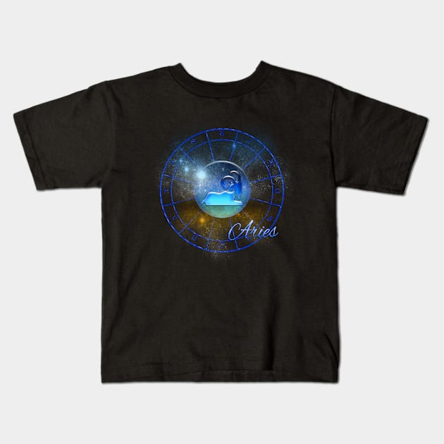 Aries Kids T-Shirt by Sinmara